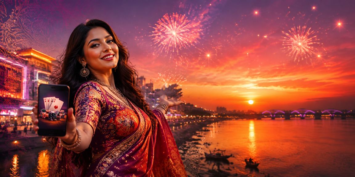 রাজশাহী পোকারের নিয়ন থিম মোবাইল অ্যাপ দৃশ্য